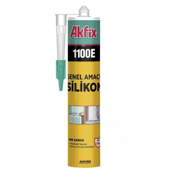 Akfix 1100E Genel Amaçlı Silikon Kahverengi 280gr