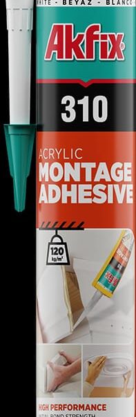 Akfix 310 Akrilik Montaj Yapıştırıcı 310 ml Beyaz