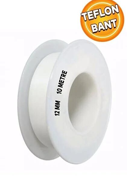 Teflon Bant Sızdırmazlık Bandı 12 mm x 10 Mt