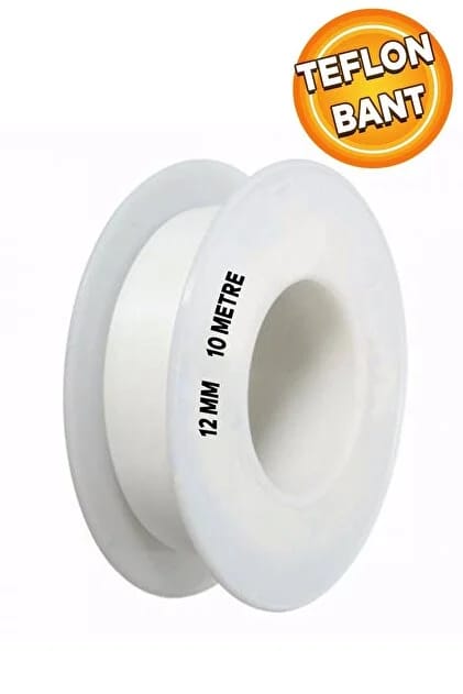 image1-3086 Teflon Bant Sızdırmazlık Bandı 12 mm x 10 Mt - Görsel 1