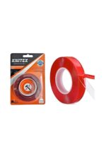 Knıtex Çift Taraflı Akrilik Silikonize Bant 18mm x 2m KTX-891 - Görsel 2