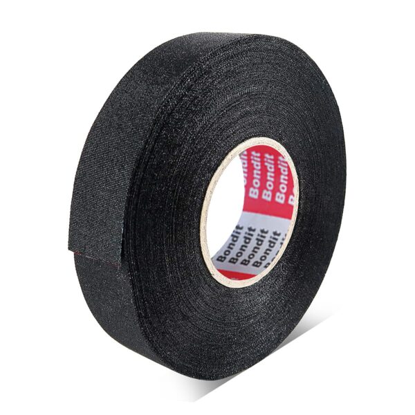 Bondit Tüylü Bez Bant 18 mm x 9 Metre Siyah