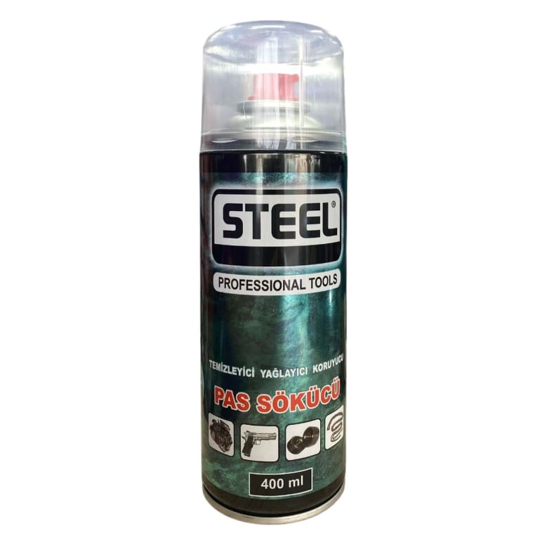 image1-3156 Steel Professional Tools Pas Sökücü ve Yağlayıcı Sprey 400 ml - Görsel 1