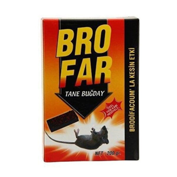 Brofar Fare Zehiri Tane Buğday 200 Gr + Yem Kabı Hediyeli