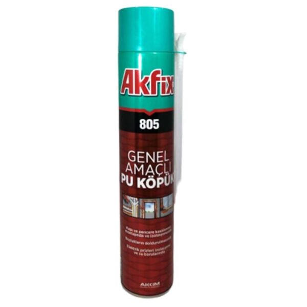 AKFIX 805 Genel Amaçlı Pipetli PU Köpük 750ml / 850gr