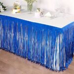 Metalize Mavi Masa Eteği 300x70 cm 1 Adet - Görsel 2