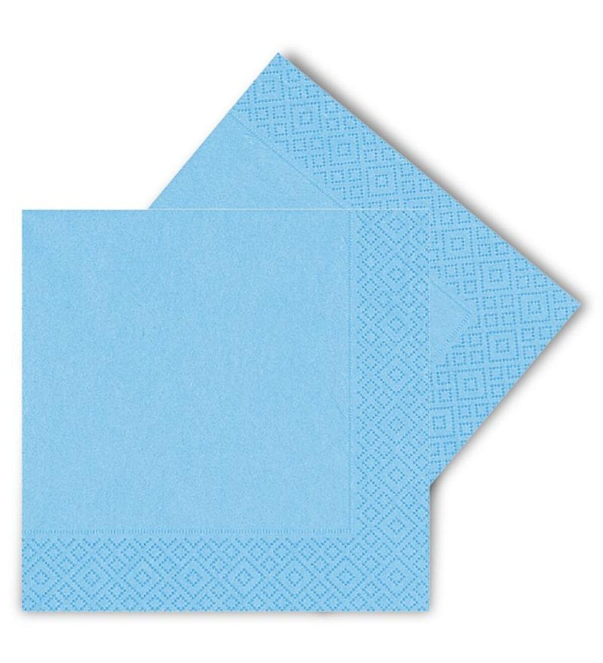 Makaron Mavi Kağıt Peçete 33x33 cm 16'lı - Görsel 2