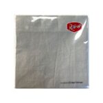 Roll-Up Gümüş Kağıt Peçete 33x33 cm 20'li - Görsel 2