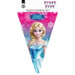 Snowflakes Elsa Desenli Üçgen Flama Süsleme Seti 240 cm