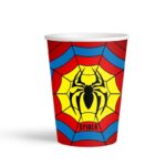 Spider-Man Temalı 8'li Karton Bardak 8 Oz - Görsel 2