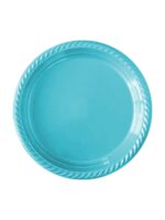Kikajoy Mavi Tek Kullanımlık Plastik Tabak 22 cm 24'lü - Görsel 2