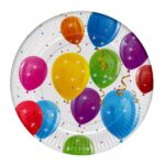 Sparkling Balloons Karton Tabak 8'li 23 cm - Görsel 2