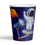 Kika Rocket Space Tasarımlı 8'li Karton Bardak - Görsel 2