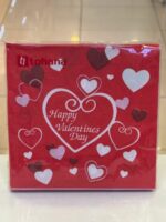 Tohana Happy Valentines Day Kalp Desenli 33x33cm 20'li Kağıt Peçete - Görsel 2