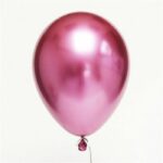 Metalik Balon 12 İnç 30 Cm Pembe 100'lü Paket - Görsel 2