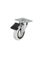 Hts 353 Frenli Tablalı PVC Mobilya Tekeri 75 mm - Görsel 2