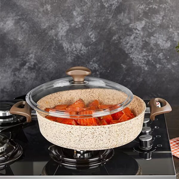 Falez Creamy Granit 32 cm Karnıyarık Tenceresi - CRE 3066