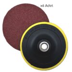 DMAX DMX4009 Cırt Zımpara Tabanı 115 MM 6 Yedekli - Görsel 2