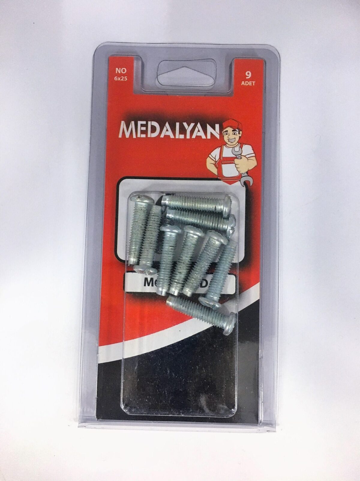 Medalyan DL-69 M6 6x25 YSB Vida 9 Adet - Görsel 2
