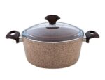 Falez Creamy Granit 28 cm Derin Tencere