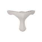 Lükens Ayak 14 cm Beyaz Plastik Mobilya Ayağı - Görsel 2