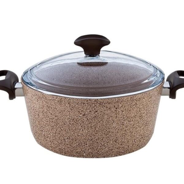 Falez Creamy Granit 20 Cm Derin Tencere