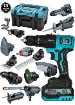 Assur Pro 21V Kömürsüz Çift Akülü 13 Parça Çok Fonksiyonlu Şarjlı Set - Görsel 2