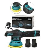 Assur ASR441 12V Çift Akülü Orbital Polisaj Makinesi 125mm - Görsel 2