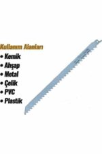 Bay-tec 2317 Metal Kesim Tilki Kuyruğu Testere Bıçağı 5'li Set - Görsel 2