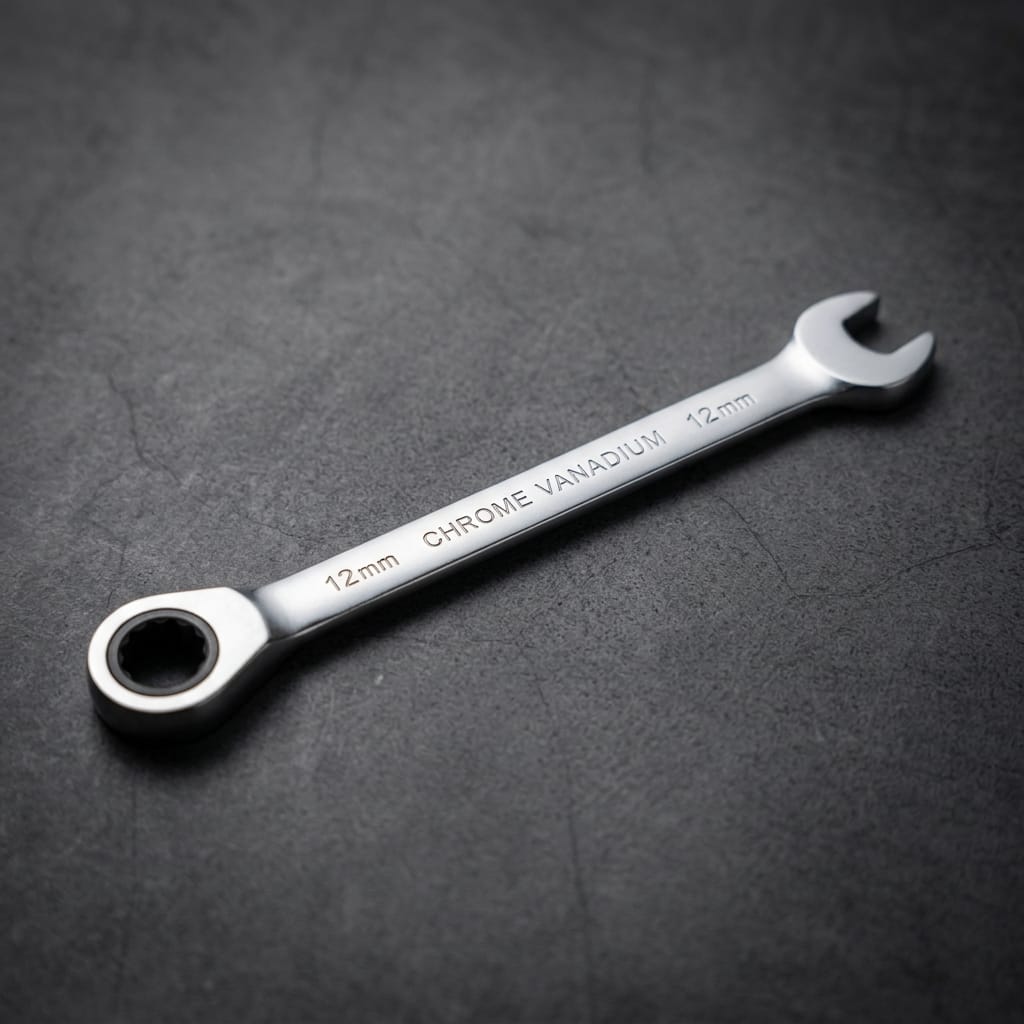 image1-3660 HAS-TEC 12mm Krom Vanadyum Cırcırlı Anahtar - Görsel 1