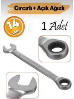 Has-Tec HS014 14 mm Cırcırlı ve Açık Ağızlı Kombine Anahtar - Görsel 2