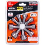Real Özs 1889 9 Parça Manyetik Somun Adaptör Seti (5-13 mm) - Görsel 2
