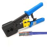 ROSE EZ-45 Yeni Nesil Cat6 RJ45 Kablo Sıkma Pensesi - Görsel 2