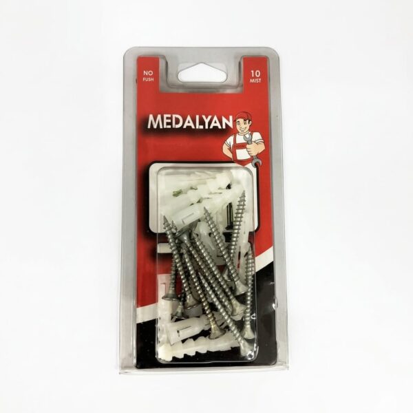 Medalyan DL-34 4x40 Dubelli Vida 10 Adet