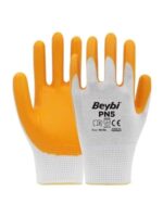 Beybi PN5 Nitril Kaplı İş Eldiveni 10/XL - Sarı Beyaz - Görsel 2
