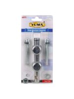 Yuma YM-730 16 cm Krom Kaplama Asma Kilit Milli Kapı Emniyet Aparatı - Görsel 2