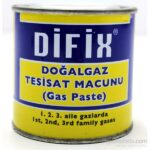 DİFİX Doğalgaz Tesisat Macunu 300 GR Teneke Kutu - Görsel 2