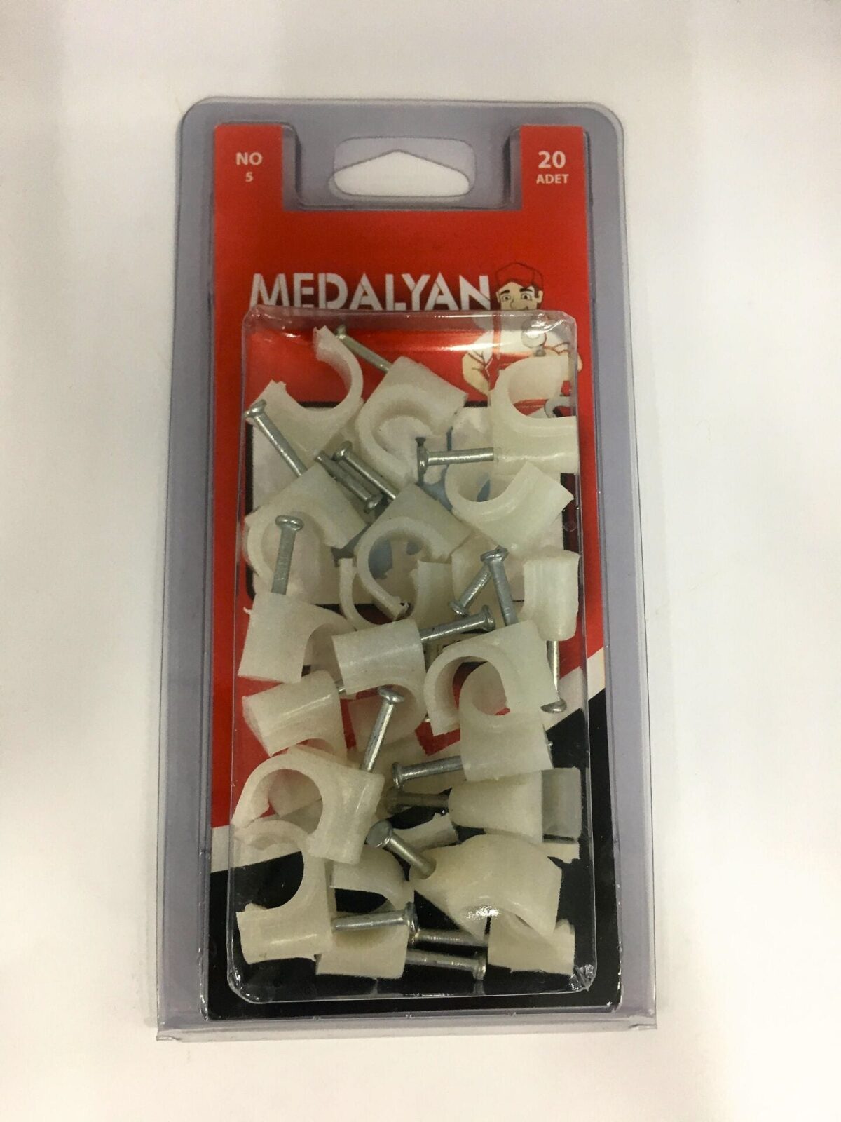 Medalyan No:5 Çelik Çivili Kroşe 20 Adet - Görsel 2