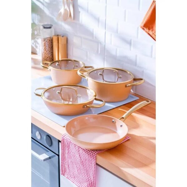 Acar Ultimate Pro 7 Parça Tencere Seti Rosegold BFT-06764