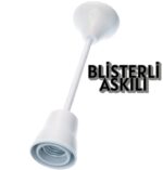 Knitex 6'lı Beyaz Askılı Tij Duy Seti - Görsel 2