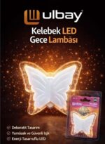 Ulbay GC15 Kelebek LED Gece Lambası - Görsel 2