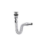 Dmax Lavabo Sifonu Krom Basmalı Körüklü Dmx-4667 - Görsel 2