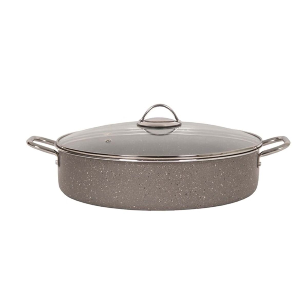 image1-412 Mehtap Horeca 36 cm Derin Gri Granit Karnıyarık Tenceresi - Görsel 1