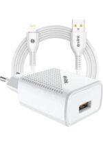 S-link SL-EC40L 12W Lightning Şarj Adaptörü ve 1 Metre Kablo Seti Beyaz - Görsel 2