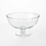 Misswell 19 cm Ayaklı Cam Kase