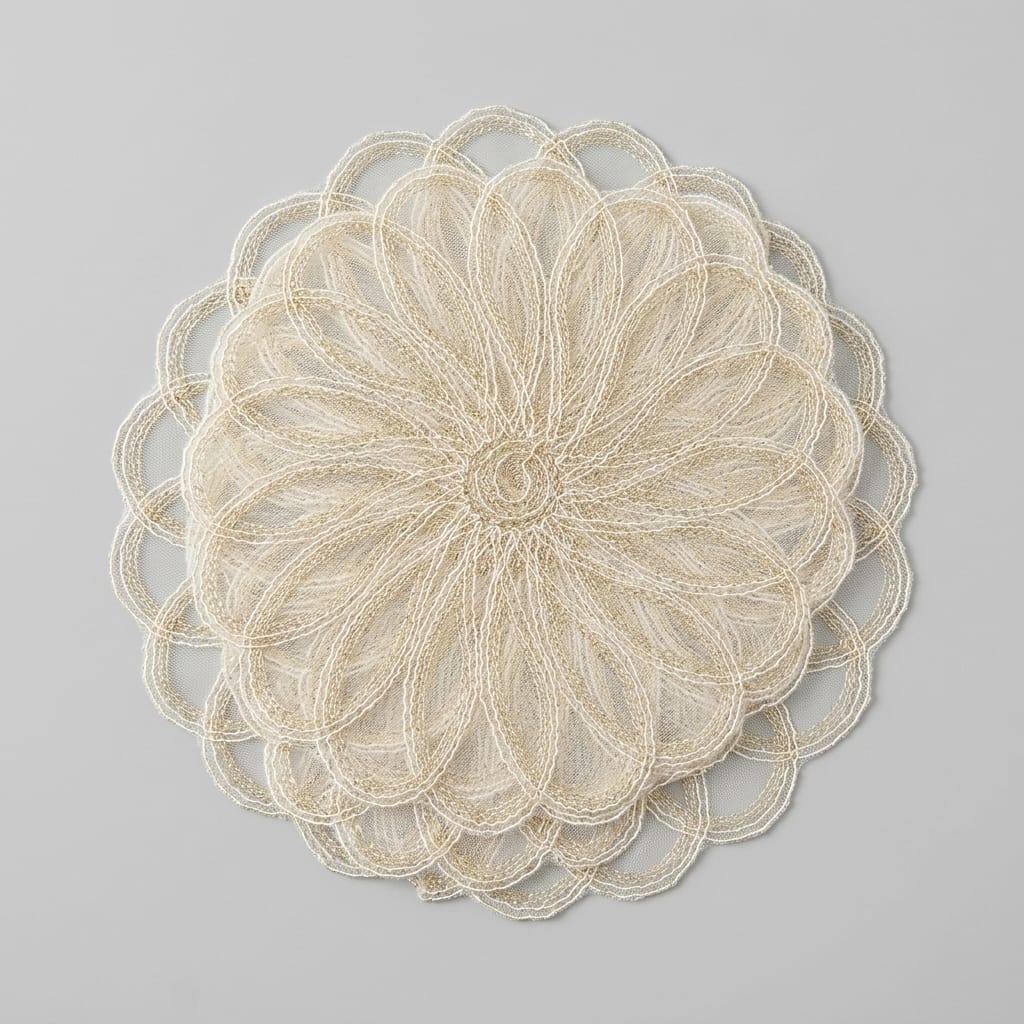 DGN Home Desenli 6'lı Sunum Peçetesi 15 cm