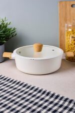 Perotti Danish Cook Bej Seramik Karnıyarık Tenceresi 24 cm