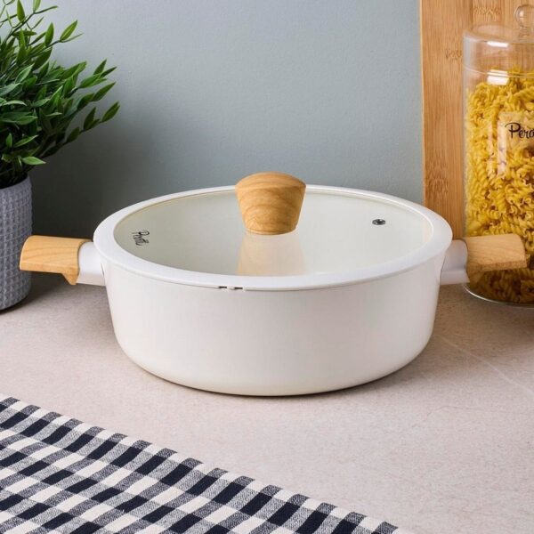 Perotti Danish Cook Bej Seramik Karnıyarık Tenceresi 24 cm