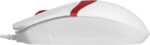 Everest SM-220 USB Kablolu Optik Mouse Beyaz Kırmızı