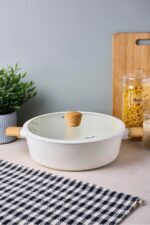 Perotti Danish Cook Bej Seramik Karnıyarık Tenceresi 28 cm